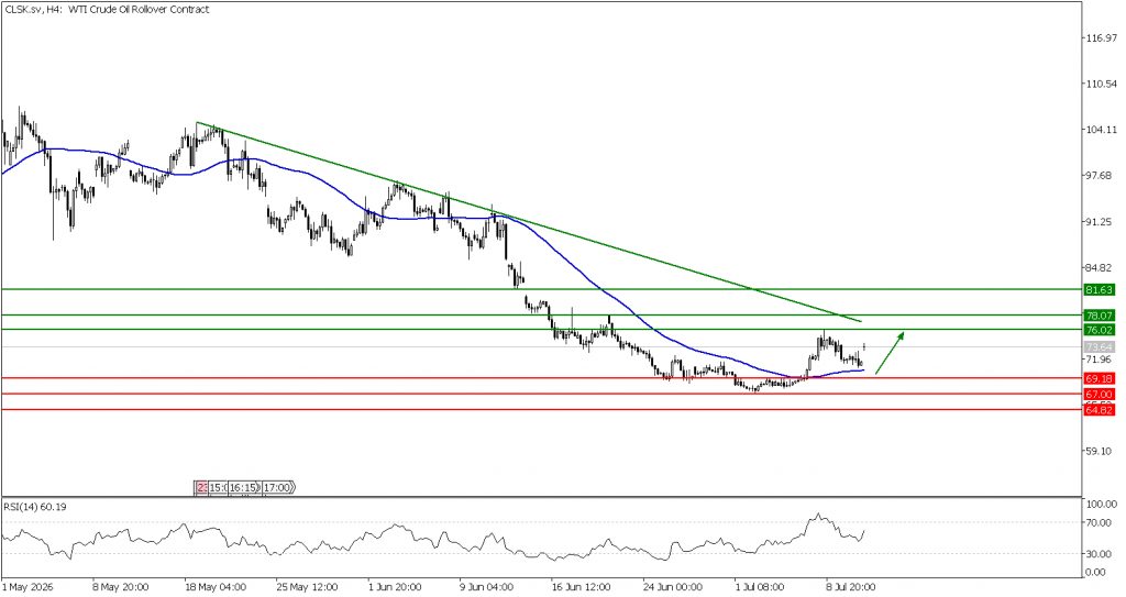 Prospek US Oil 13 Juli 2026 - TPFx